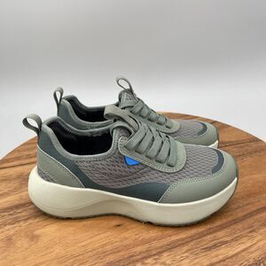 Vessi Torrent Shoes Womens Size 5 Green Waterproof Dyma-tex Comfort Sneakers
